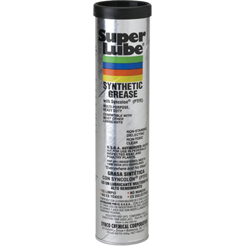 Graisse synth&eacute;tique Super Lube a/PFTE, 400 g, Cartouche Nia-Chem Ltd.