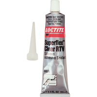 Superflex RTV Silicone Adhesive Sealant, Tube, Clear Nia-Chem Ltd.