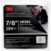 Ruban en acrylique de 3M pour l'automobile, 18 m (60') lo x 22 mm (7/8") la, 45 mils, Acrylique Nia-Chem Ltd.
