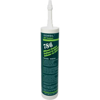 Dowsil 786 Silicone Sealant, 300 ml, Cartridge, White Nia-Chem Ltd.