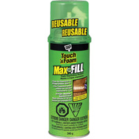 Touch 'n Foam&reg; Max Fill Triple Expanding Sealant, 340 g, Aerosol Can, Cream Nia-Chem Ltd.