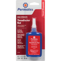 Threadlocker, Red, High, 36 ml, Bottle AH117 | Nia-Chem Ltd.