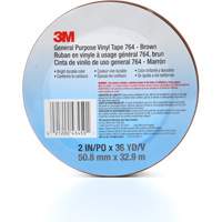 Ruban en vinyle pour travaux g&eacute;n&eacute;raux 764, 50,8 mm (2") la x 32,9 m (108') lo, 5 mils, Brun Nia-Chem Ltd.
