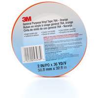 Ruban en vinyle pour travaux g&eacute;n&eacute;raux 764, 50,8 mm (2") la x 32,9 m (108') lo, 5 mils, Orange Nia-Chem Ltd.