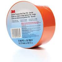 Ruban en vinyle pour travaux g&eacute;n&eacute;raux 764, 50,8 mm (2") la x 32,9 m (108') lo, 5 mils, Orange Nia-Chem Ltd.