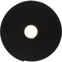 Ruban de mousse en vinyle 4504, 25,4 mm (1") la x 16,5 m (54') lo, 250 mils, Noir Nia-Chem Ltd.