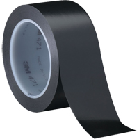 Ruban en vinyle 471, 12 mm (1/2") la x 32,9 m (108') lo, 5,3 mils, Noir Nia-Chem Ltd.