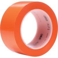 471 Vinyl Tape, 50.8 mm (2") W x 32.9 m (108') L, 5.2 mils, Orange Nia-Chem Ltd.