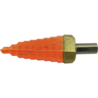 Jet-Kut&reg; 9-Step Super Premium M35 Step Drill, 1/4" - 3/4" , 1/16" Increments, High Speed Steel Nia-Chem Ltd.