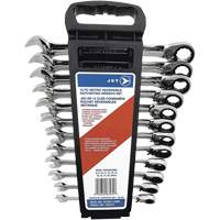 RCWS-12MR Long Metric Reversible Ratcheting Combination Wrench Set Nia-Chem Ltd.