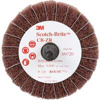 Disque combin&eacute; Scotch-Brite, 2-1/2" dia., Grain 120, Oxyde d'aluminium Nia-Chem Ltd.
