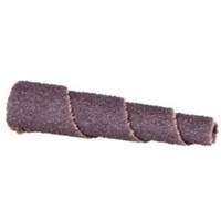 Cartouche de bande abrasive conique ALO, 120 Grain, 3/4" dia., Oxyde d'aluminium, 1-1/2" lo, 3/16" Dimension de l'arbre Nia-Chem Ltd.