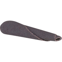 Cartouche de bande abrasive conique ALO, 320 Grain, 3/16" dia., Oxyde d'aluminium, 1" lo, 1/8" Dimension de l'arbre Nia-Chem Ltd.