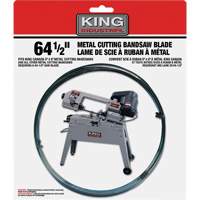 Bandsaw Metal Blade, Carbon Steel, 64-1/2" L x 1/2" W x 0.025" Thick, 24 TPI Nia-Chem Ltd.