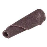 Cartouche de bande abrasive conique ALO, 60 Grain, 3/16" dia., Oxyde d'aluminium, 1" lo, 1/8" Dimension de l'arbre Nia-Chem Ltd.