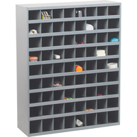 Armoires pour bacs de rangement en acier, 33-3/4" la x 12" p x 42" h, Gris Nia-Chem Ltd.