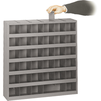 Armoires pour bacs de rangement ajustables, Acier, 36 tiroirs, 23-3/4" x 4-3/4" x 23-3/4", Gris Nia-Chem Ltd.