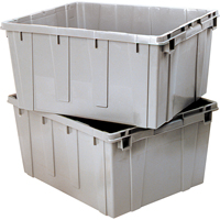 Nesting Container, 21.1" W x 17.7" D x 12" H, Grey Nia-Chem Ltd.