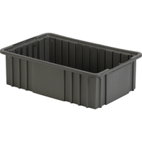 Divider Box, Polyethylene, 16.5" W x 10.9" D x 5" H, Grey Nia-Chem Ltd.