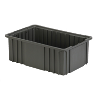 Divider Box, Polyethylene, 15.5" W x 9.9" D x 6" H, Grey Nia-Chem Ltd.