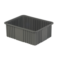 Divider Box, Polyethylene, 20.9" W x 15.9" D x 8" H, Grey Nia-Chem Ltd.