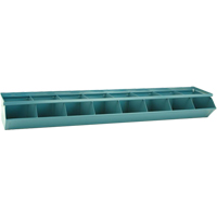 Bacs sectionnels superposables, Cap. 100 lb, 37" la x 8" p x 4-1/2" h, Bleu Nia-Chem Ltd.