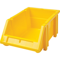Bac empilable & &agrave; suspendre, 4-13/16" la, 3-3/16" h x 7-1/8" p, Jaune Nia-Chem Ltd.