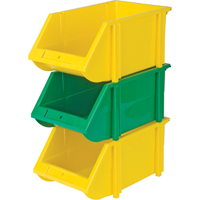 Stack & Hang Bin, 5-7/8" W x 4-11/16" H x 9-13/16" D, Yellow Nia-Chem Ltd.