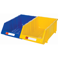 Stack & Hang Bin, 11-13/16" W x 7" H x 17-11/16" D, Yellow Nia-Chem Ltd.
