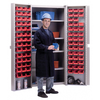 Armoire &agrave; combinaison avec porte creuse, 38" la x 24" p x 72" h, 4 tablettes Nia-Chem Ltd.