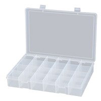 Boîtes &agrave; compartiments compactes en polypropyl&egrave;ne, 13-1/8" la x 9" p x 2-5/16" h, 24 compartiments Nia-Chem Ltd.