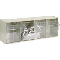 Syst&egrave;me de casiers modulaires Tip-Out, 23-5/8" la x 6-5/8" p x 8-1/8" h, 4 tiroirs Nia-Chem Ltd.