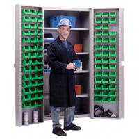 Armoire &agrave; combinaison avec porte creuse, 38" la x 24" p x 72" h, 4 tablettes Nia-Chem Ltd.
