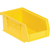 Ultra Stack & Hang Bin, 4-1/8" W x 3" H x 7-3/8" D, Yellow Nia-Chem Ltd.