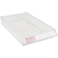 Tiroir de rechange pour armoires de pi&egrave;ces KPC-300, Plastique, 5-3/8" la x 9-13/16" p, 1-3/5" h, Transparent Nia-Chem Ltd.