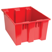 Contenants Stack & Nest, 10" x 19,5" x 15,5", Rouge Nia-Chem Ltd.