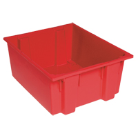 Contenants Stack & Nest, 8" x 19,5" x 13,5", Rouge Nia-Chem Ltd.