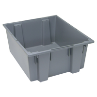 Contenants Stack & Nest, 10" x 23,5" x 19,5", Gris Nia-Chem Ltd.