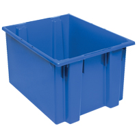 Contenants Stack & Nest, 13" x 23,5" x 19,5", Bleu Nia-Chem Ltd.