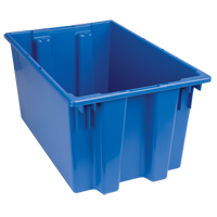 Contenants Stack & Nest, 12" x 23,5" x 15,5", Bleu Nia-Chem Ltd.