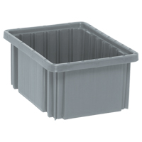 Contenants Divider Box, Plastique, 10,9" la x 8,3" p x 5" h, Gris Nia-Chem Ltd.