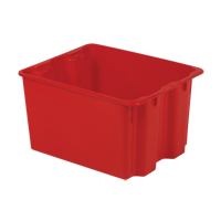 Polylewton Stack-N-Nest&reg; Containers, 12" x 21" x 17", Red Nia-Chem Ltd.
