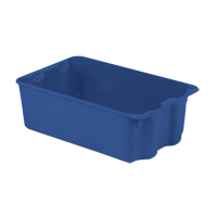 Polylewton Stack-N-Nest&reg; Containers, 7.9" x 24" x 14.1", Blue Nia-Chem Ltd.