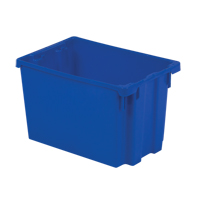 Polylewton Stack-N-Nest&reg; Containers, 12.1" x 19.4" x 12.9", Blue Nia-Chem Ltd.