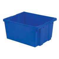 Polylewton Stack-N-Nest&reg; Containers, 15.1" x 30.1" x 24", Blue Nia-Chem Ltd.