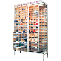 SYST&egrave;ME COULISSANT A/56BACS16"PX74"HX48"LA, 48" la x 18" p x 77" h, 56 bacs Nia-Chem Ltd.