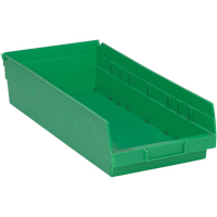 Bacs pour tablette, 8-1/8" la x 4" H x 17-7/8" p, Vert, Capacit&eacute; 40 lb Nia-Chem Ltd.