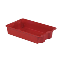 Stack-N-Nest<sup>®</sup> Plexton Containers, 14.8" W x 24.3" D x 5.1" H, Red CD184 | Nia-Chem Ltd.
