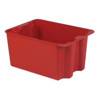 Stack-N-Nest<sup>®</sup> Plexton Containers, 19.9" W x 27.5" D x 14" H, Red CD188 | Nia-Chem Ltd.