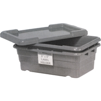 Cross Stack Bins, 16" W x 25.125" D x 8.5" H, Grey Nia-Chem Ltd.